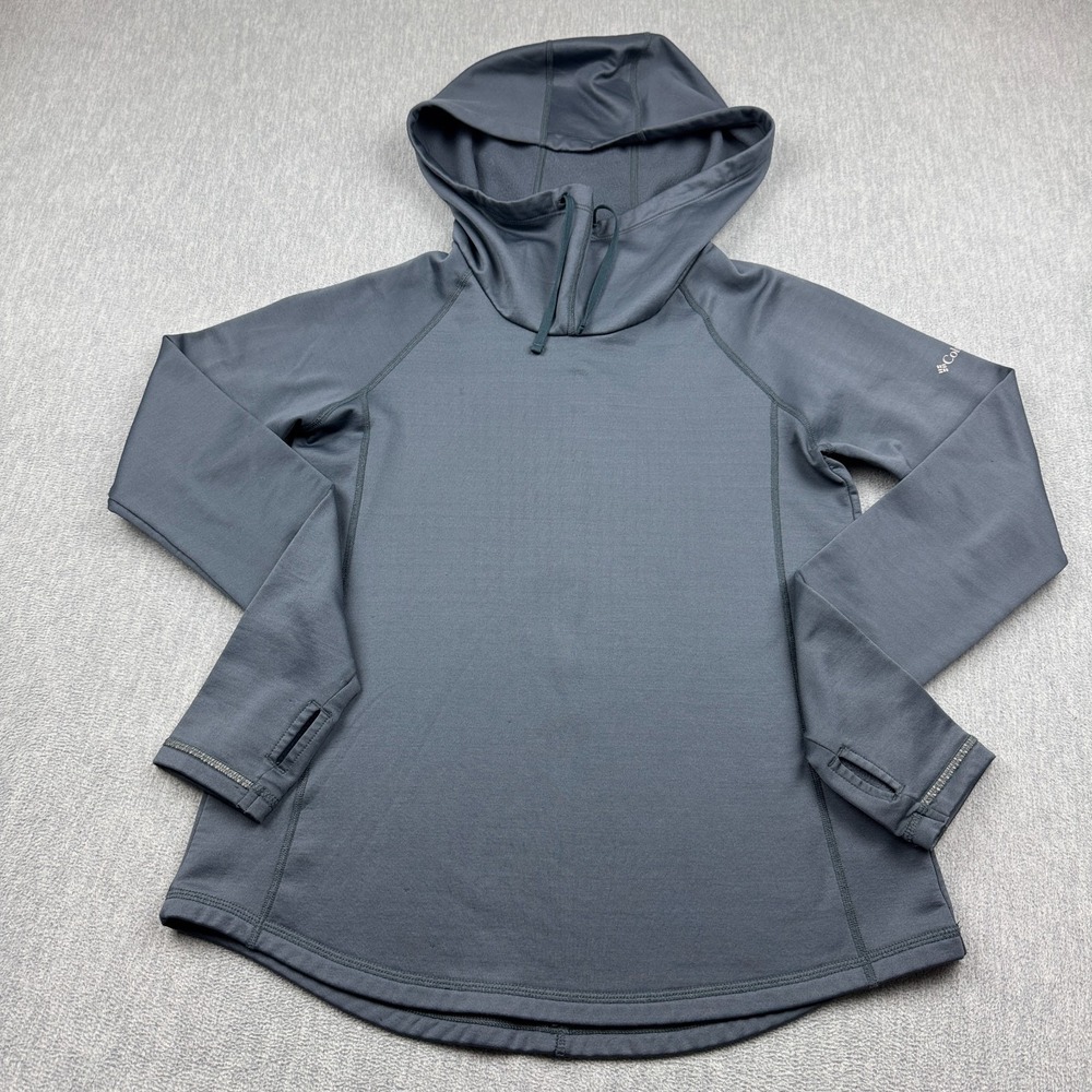 Columbia Jacket Womens Small Gray Omni Wick Advanced Evaporation Hoodie Athlete